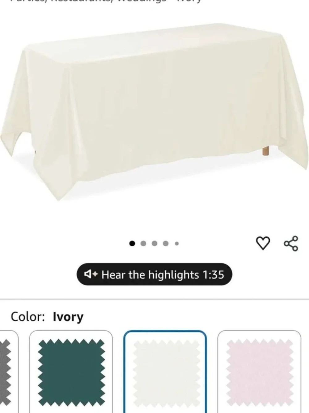 White Tablecloth - Elegant Event Linen